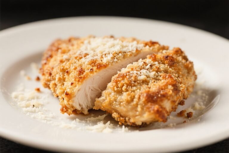 Crispy Parmesan Crusted Chicken – Simple, Golden, and Flavor-Packed
