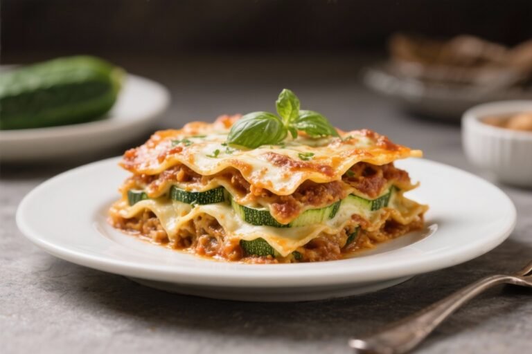 Low Carb Zucchini Lasagna – Comforting, Light, and Flavor-Packed