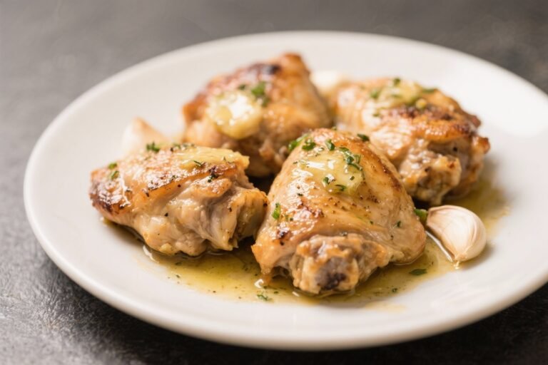 Low Carb Garlic Butter Chicken Thighs – Juicy, Simple, and Weeknight-Friendly