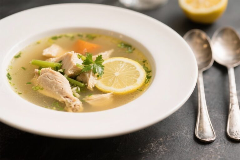 Clean Eating Lemon Chicken Soup – Bright, Comforting, and Simple