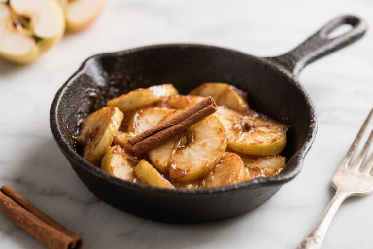 Simple Skillet Apples with Cinnamon – Cozy, Quick, and Comforting