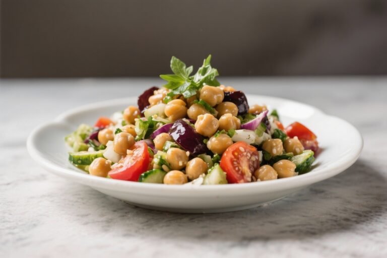 Mediterranean Chickpea Salad – Bright, Fresh, and Ready in Minutes