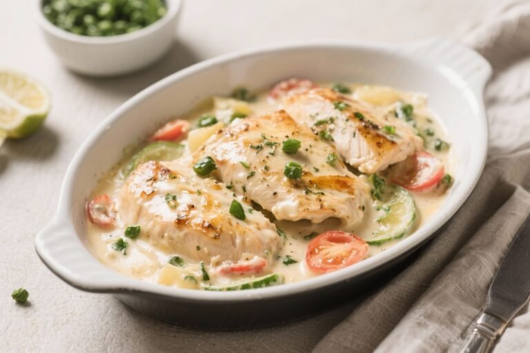Dump and Go Creamy Chicken Piccata – A Simple, Comforting Weeknight Dinner