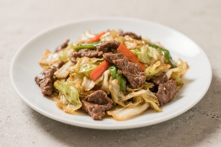 Low Carb Beef & Cabbage Stir Fry – Fast, Flavorful, and Satisfying