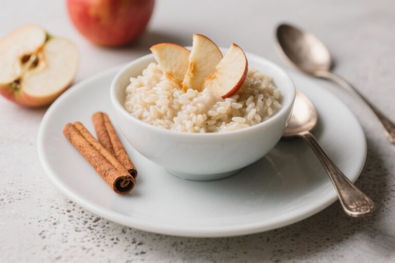 Apple Cinnamon Rice Pudding (Dairy-Free) – Cozy, Creamy, and Comforting