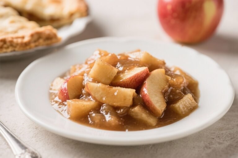 Sugar-Free Apple Pie Filling – Cozy, Classic, and Naturally Sweet