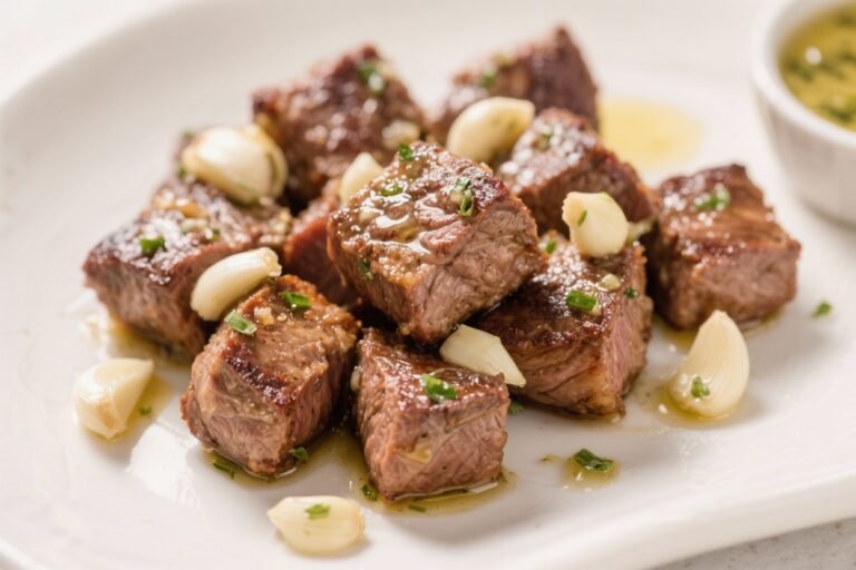 Low Carb Garlic Butter Steak Bites – Fast, Flavorful, and Satisfying