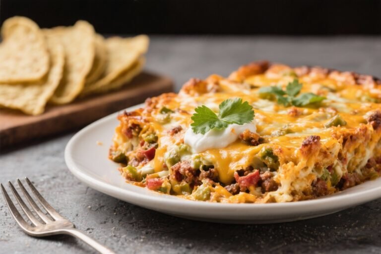 Low Carb Cheesy Taco Casserole – A Cozy, Weeknight Favorite
