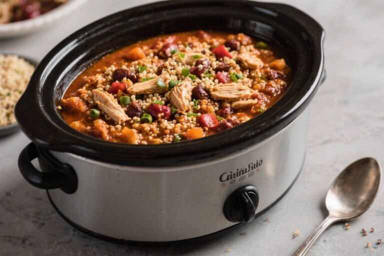 Crockpot Chicken Quinoa Chili – Cozy, Flavorful, and Easy