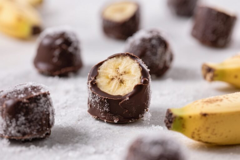 Frozen Dark Chocolate Banana Bites – A Simple, Sweet Freezer Treat