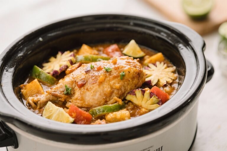 Crockpot Hawaiian Chicken – Easy, Sweet, and Savory Comfort Food