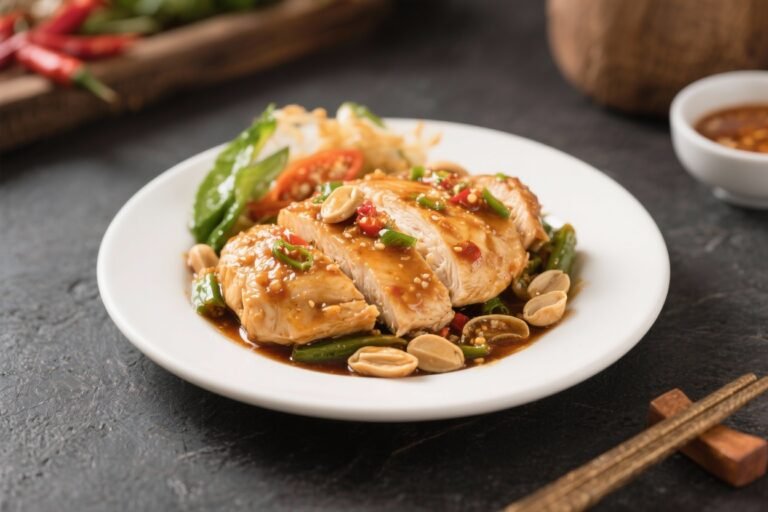 Spicy Thai Peanut Chicken Breast – Bold, Creamy, and Weeknight-Friendly