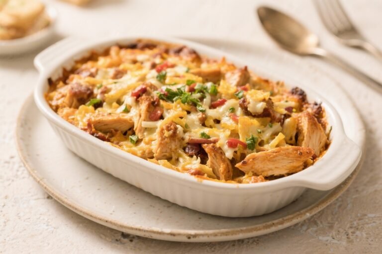 Low Carb Loaded Chicken Casserole – Comfort Food Without the Carbs