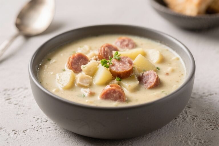 Creamy Sausage and Potato Soup – Cozy, Hearty, and Easy to Make