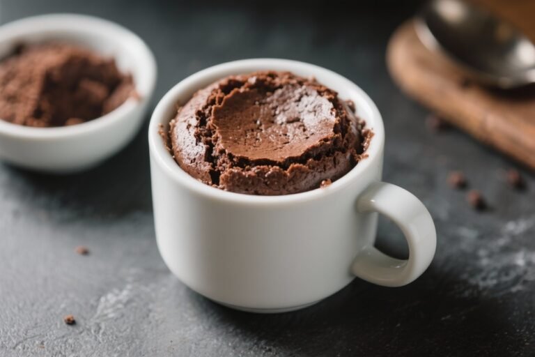 Healthy Chocolate Mug Cake – A Quick, Guilt-Light Treat