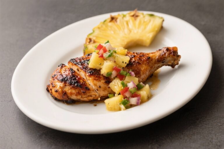 Jamaican Jerk Chicken Breast With Pineapple Salsa – Bold, Bright, and Easy