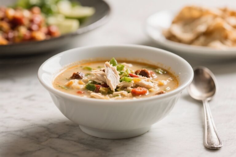 White Chicken Chili Soup – Cozy, Creamy, and Comforting