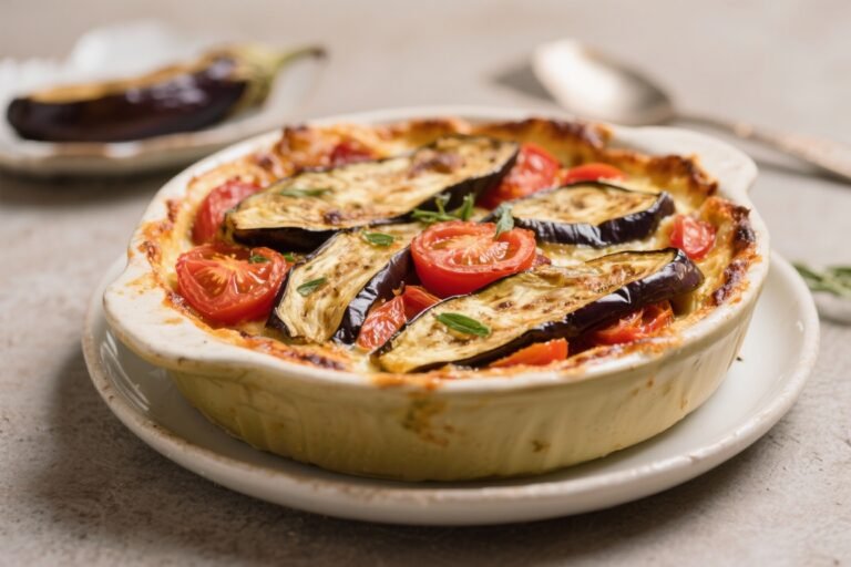 Eggplant & Tomato Bake – Simple, Cozy, and Full of Flavor
