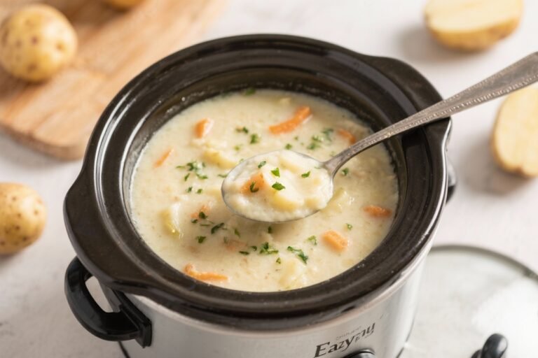 Easy Crockpot Potato Soup – Cozy, Creamy, and Comforting