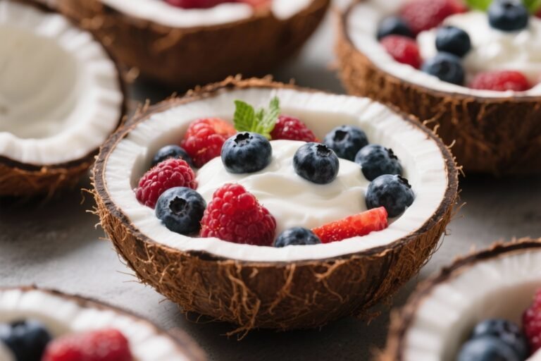 Coconut Yogurt Berry Bowls – Bright, Creamy, and Easy