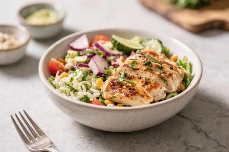 Low Carb Greek Chicken Bowls – Fresh, Flavorful, and Satisfying