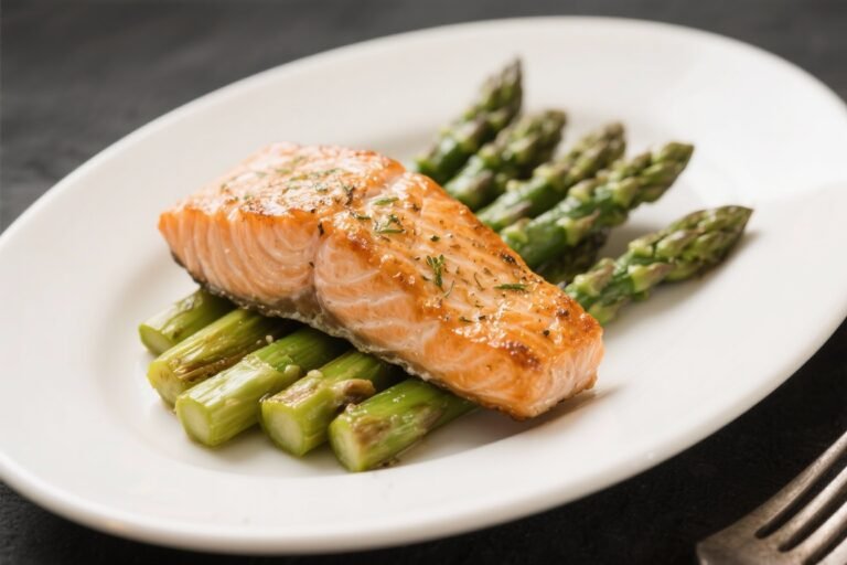 Baked Salmon & Asparagus – Simple, Fresh, and Flavorful