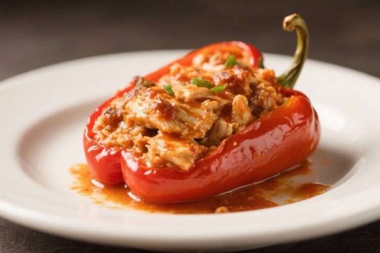 Buffalo Chicken Stuffed Peppers – Spicy, Saucy, and Satisfying