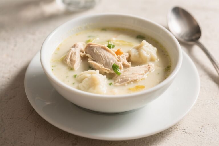 Creamy Chicken and Dumpling Soup – Cozy, Comforting, and Satisfying