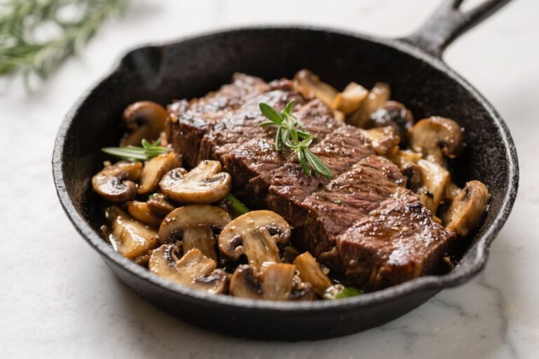 Low Carb Steak & Mushroom Skillet – Fast, Flavorful, and Satisfying