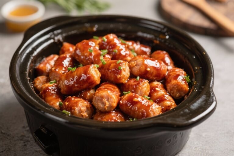 Dump-and-Go Honey BBQ Little Smokies – Easy, Crowd-Pleasing Appetizer