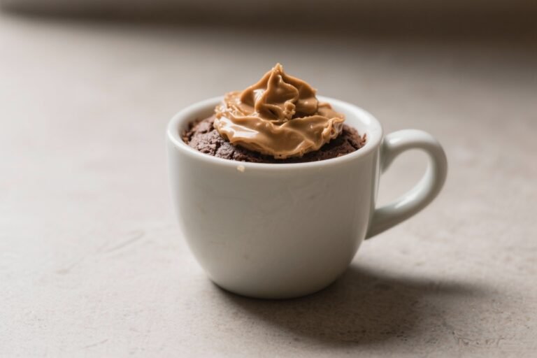 Peanut Butter Cocoa Mug Cake – A Quick, Cozy Treat in Minutes