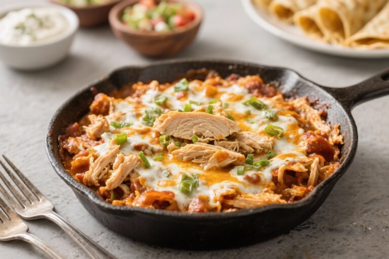 Low Carb Chicken Enchilada Skillet – Comfort Food Without the Carbs