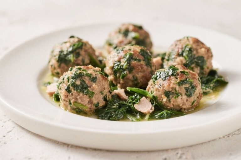 Turkey & Spinach Meatballs – Juicy, Easy, and Weeknight-Friendly