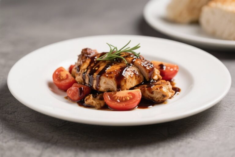 Balsamic Chicken & Tomatoes – Simple, Juicy, and Full of Flavor