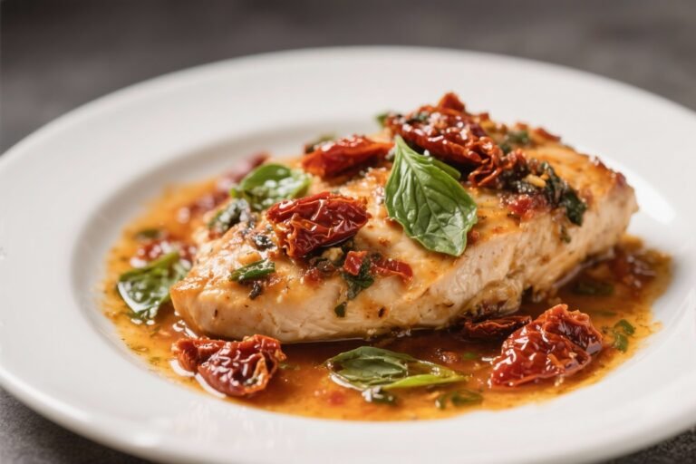 Sun-Dried Tomato & Basil Chicken – A Bright, Savory Weeknight Favorite