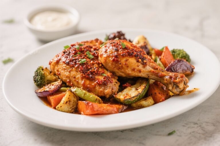 Spicy Cajun Chicken With Roasted Veggies – Bold, Simple, and Weeknight-Friendly