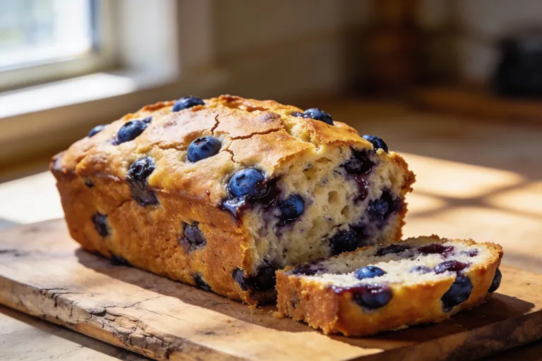Keto Blueberry Breakfast Loaf