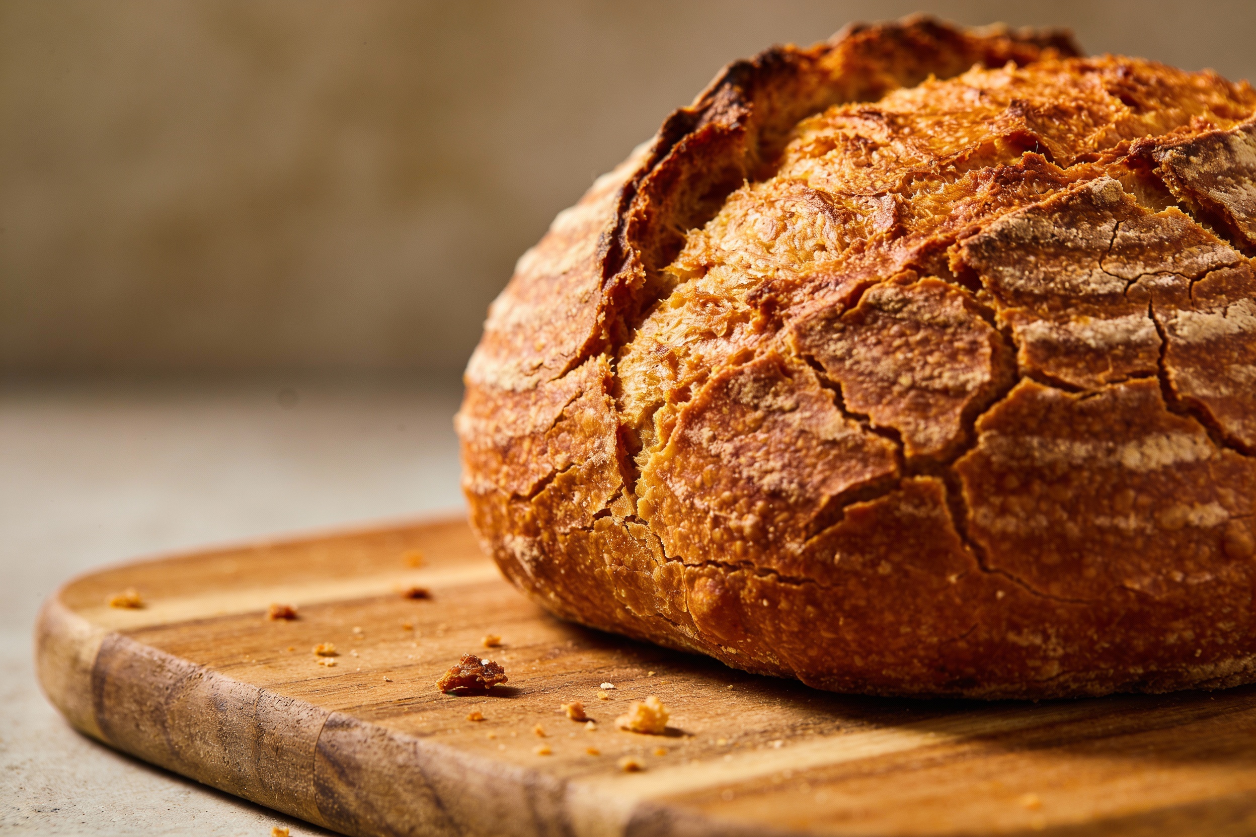 Crusty Keto Artisan Bread (No Yeast)