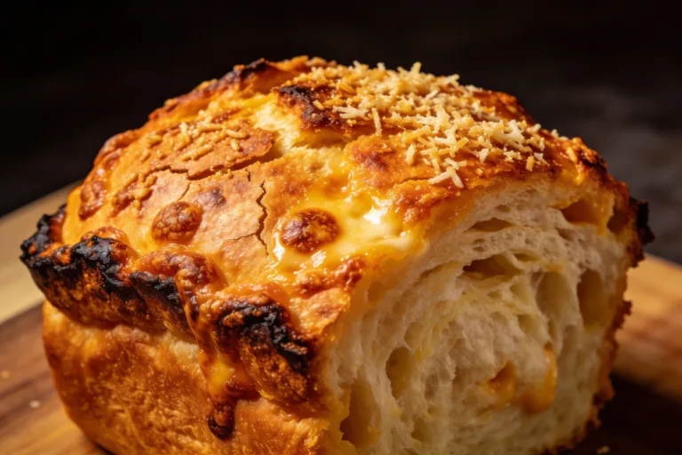 Golden Keto Parmesan Crust Bread