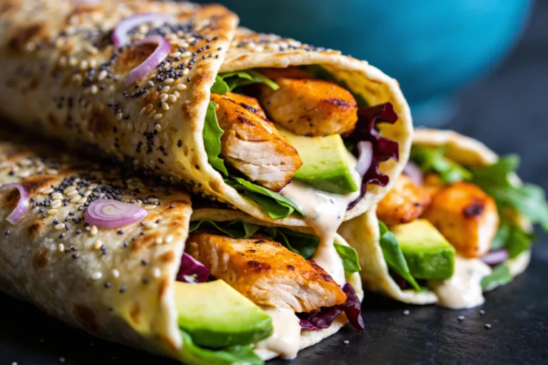 Keto Everything Flatbread Wraps