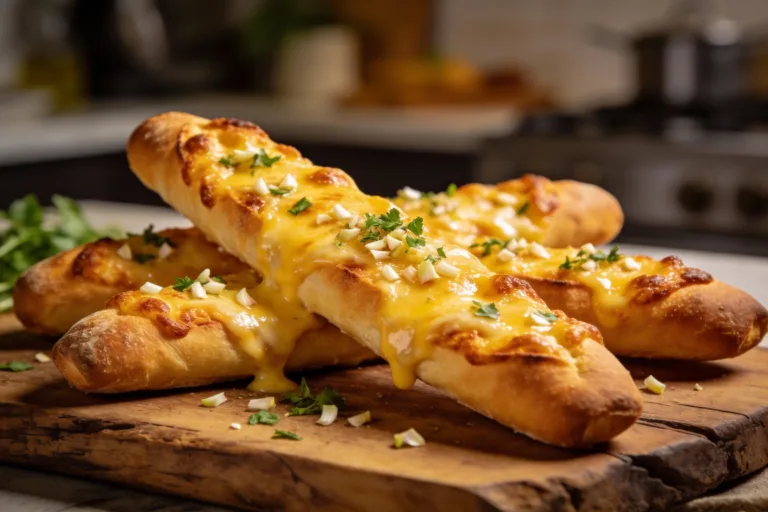 Keto Garlic Cheese Breadsticks