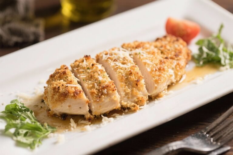Parmesan Crusted Chicken Breast – Crispy, Juicy, and Easy
