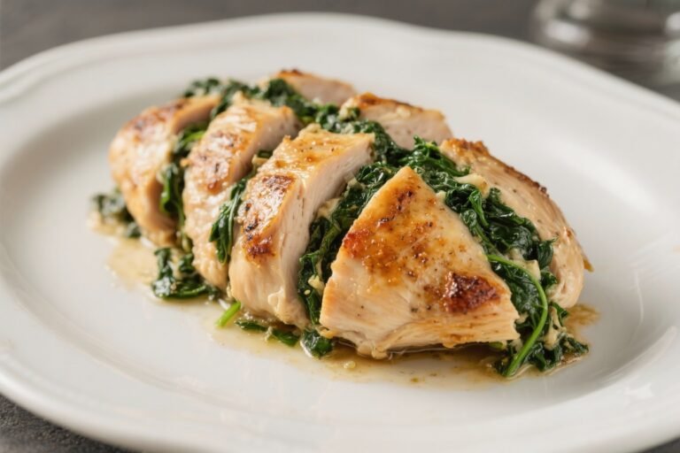 Spinach Stuffed Chicken Breast – Juicy, Flavor-Packed Dinner