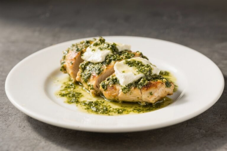 Pesto Mozzarella Chicken – Simple, Juicy, and Full of Flavor