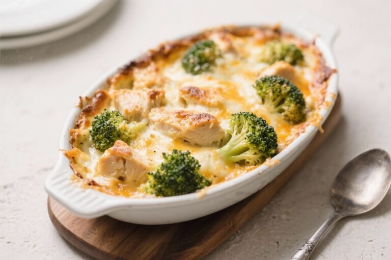 Cheesy Chicken And Broccoli Bake – Comforting, Creamy, And Easy
