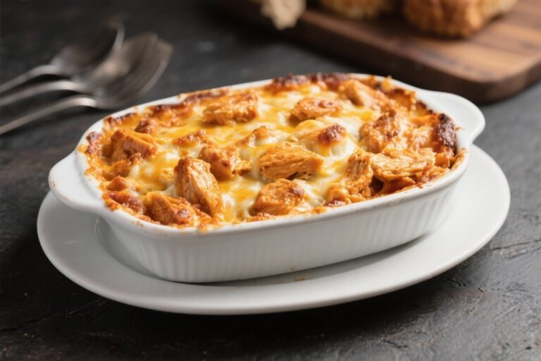 Buffalo Chicken & Cheese Casserole – Comfort Food With a Spicy Kick
