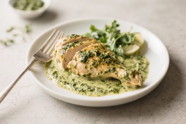 Creamy Pesto Chicken – A Cozy, Flavor-Packed Weeknight Dinner
