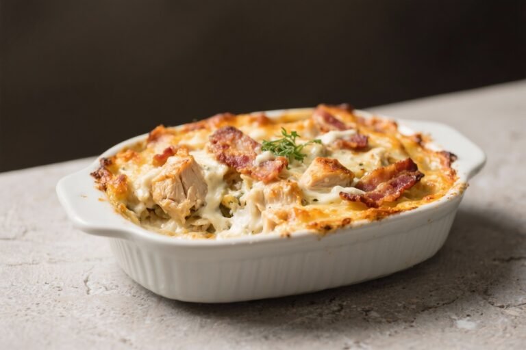 Chicken Bacon Ranch Casserole – Cozy, Crowd-Pleasing Comfort