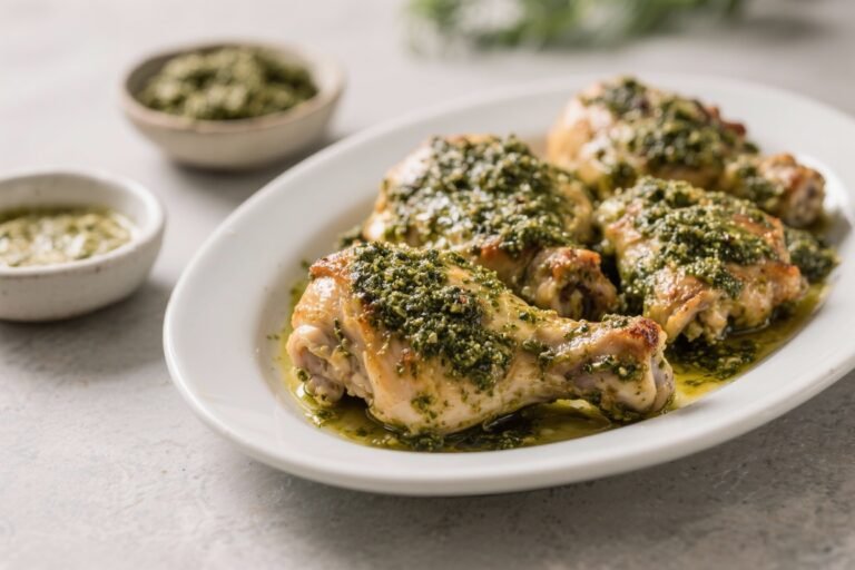 Baked Pesto Chicken Thighs – Juicy, Flavor-Packed, and Weeknight-Friendly