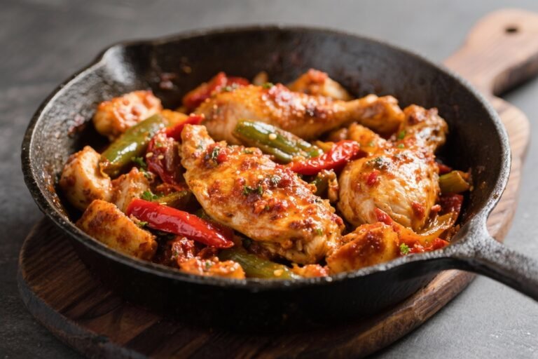 Spicy Cajun Chicken Skillet – Bold, Fast, and Flavor-Packed